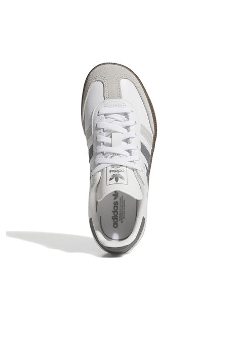 Scarpe Adidas Samba OG Bianco Grigio Bambini ADIDAS ORIGINALS | Sneakers | JP7024-